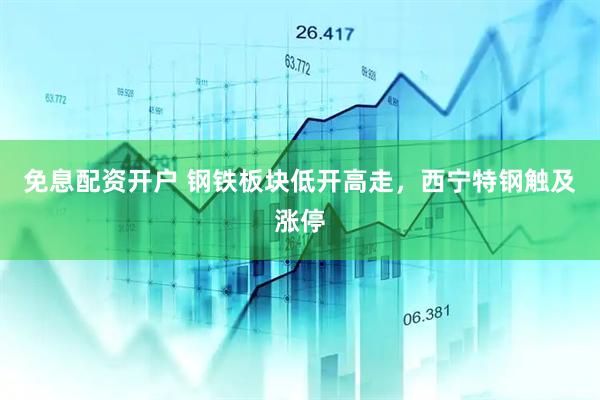 免息配资开户 钢铁板块低开高走，西宁特钢触及涨停